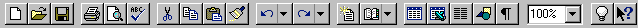 tool bar